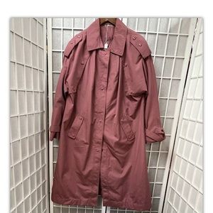 Abbmoor-Aurora International, Women, trench coat, Dusty Pink, size 18W.: